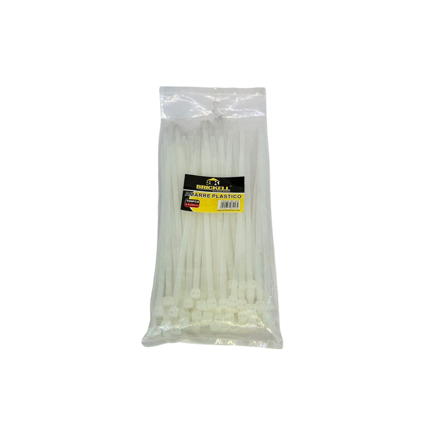 AMARRAS PLASTICAS 4.8X200MM (100) AMARRAS PLASTICAS 4.8X200MM (100)